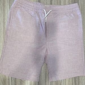 H&M Light Pink Flat Front Shorts